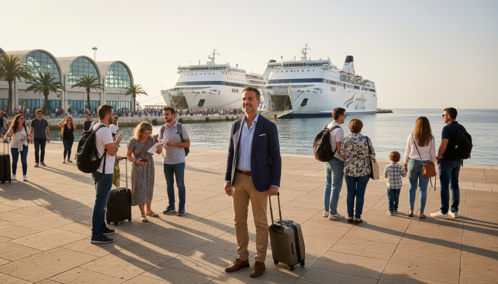 arrivo alla stazione marittima arrivo alla stazione marittima
