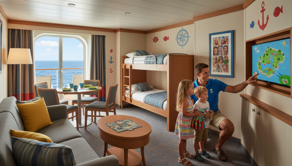 cabina famiglia crociera