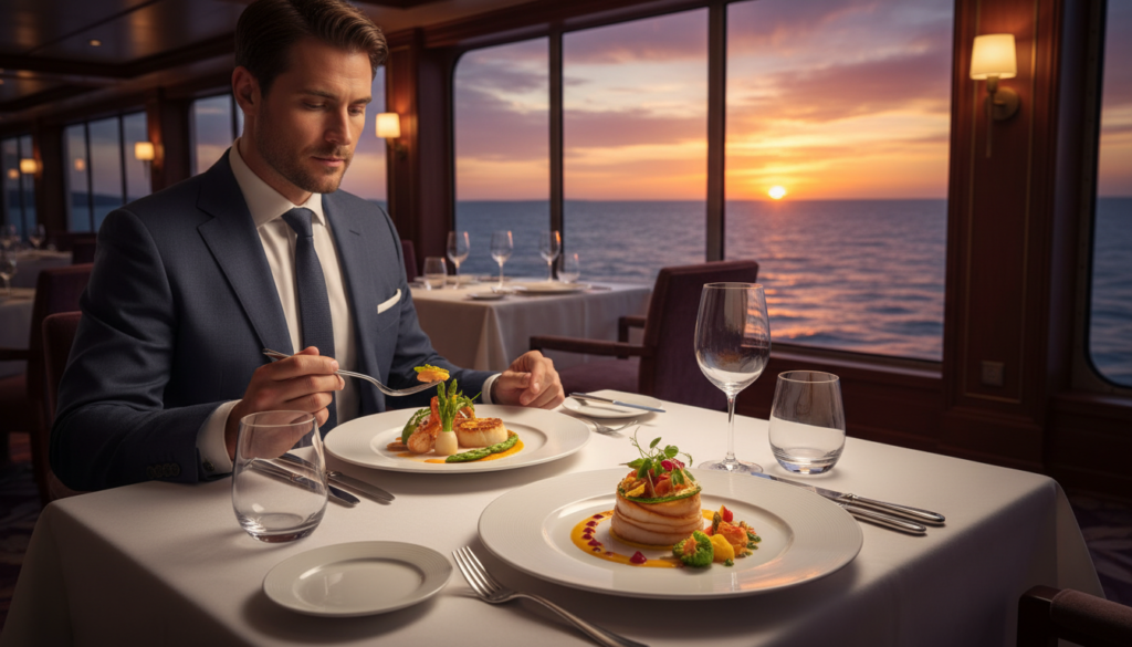 cucina gourmet crociera lusso