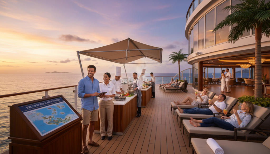 escursioni intrattenimento crociera bordo