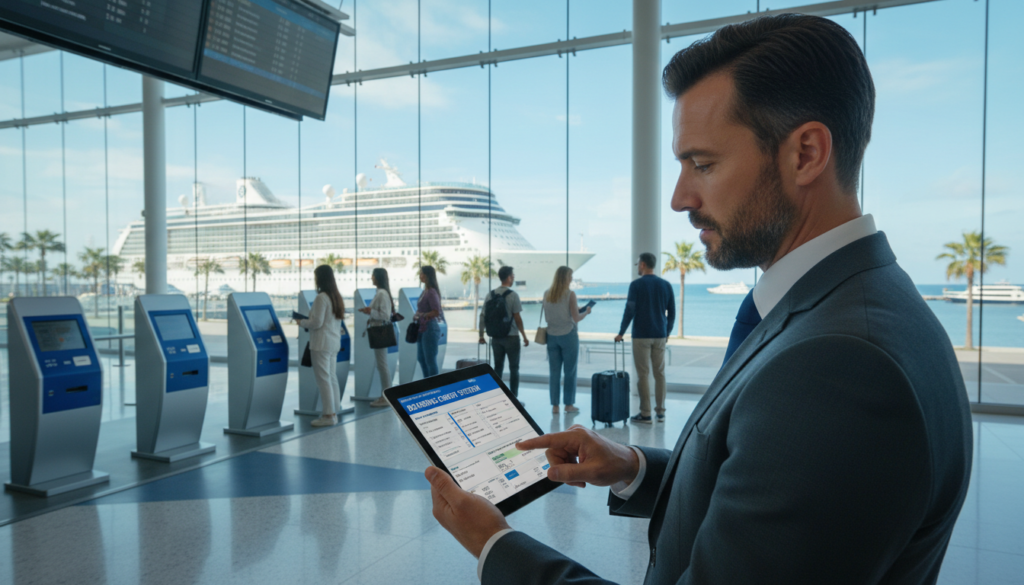 sistema carte imbarco crociera