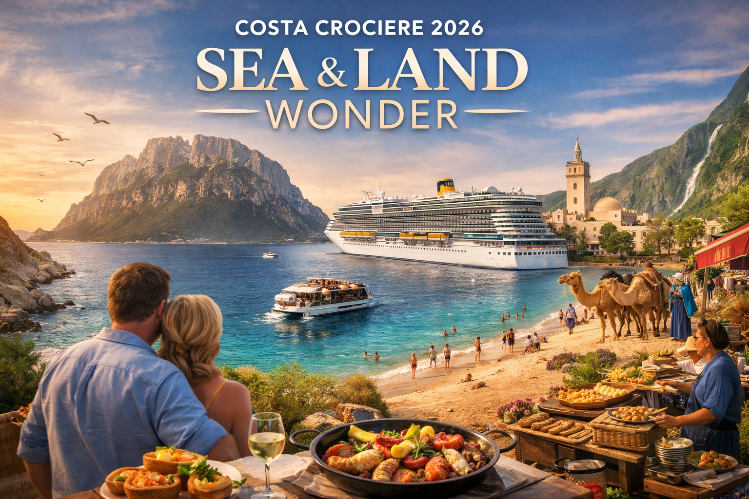 Costa Crociere 2026: ecco la nuova stagione con itinerari Sea & Land e grandi novità di bordo
